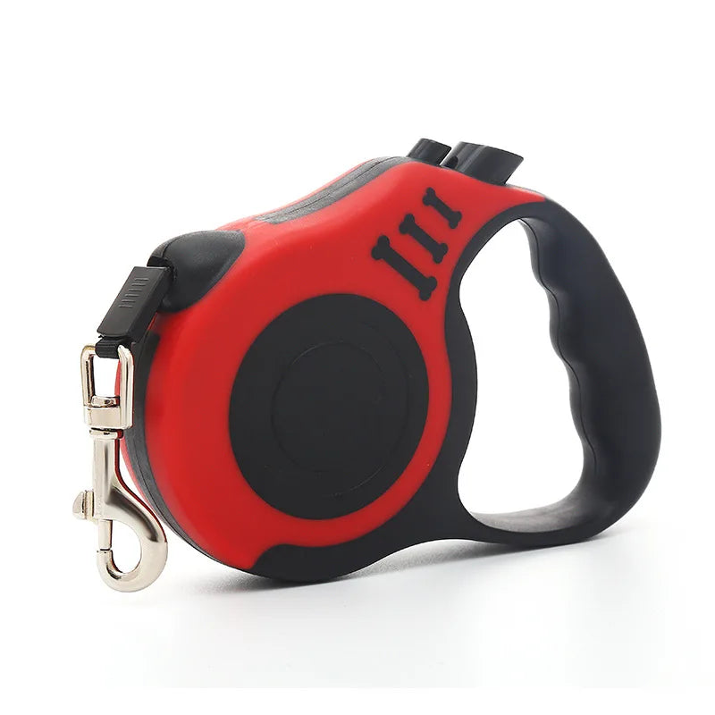Retractable Nylon Dog Leash – 3M/5M Durable Automatic Lead